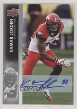 2022 Upper Deck CFL Auto Kamar Jorden #133 Auto o2l