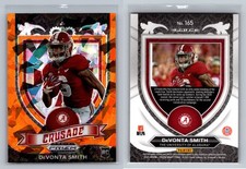 2021 Panini Prizm Draft Picks Collegiate #165 DeVonta Smith Orange Ice