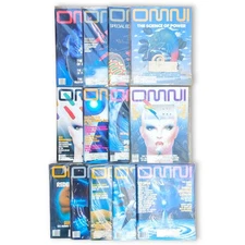 Omni Magazine '85-'87 Various 13 Issues Science Fiction Technology Sci-Fi