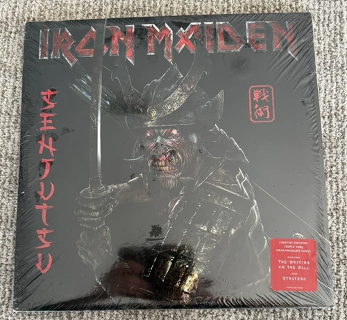 IRON MAIDEN Senjutsu (3LP Vinyl 180g Heavy, 2021) SEALED  Limited Edition NEW