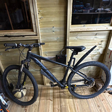 29in XL Hardtail Mountain Bike, Front Suspension, Mechanical Disc Brakes, Black