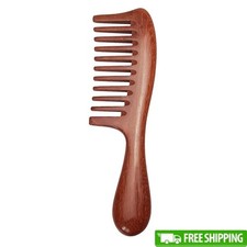High Quality Sandalwood Wide Tooth Comb Anti Static Natural Aroma Hair Care New
