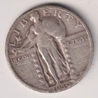 1930 P STANDING LIBERTY QUARTER 25¢ COIN 90% SILVER PENNSYLVANIA US MINT