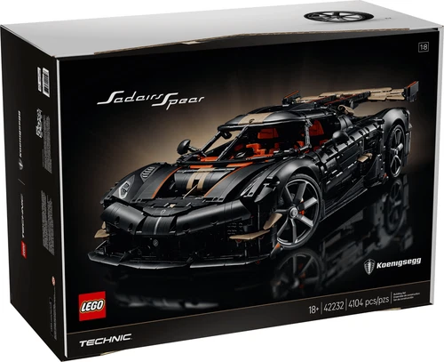 LEGO 42232 Koenigsegg Sadair's Spear  & 40894 Sadairs Spear Steering wheel