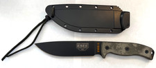 ESEE-6 ROWEN FIXED-BLADE SURVIVAL KNIFE RANDALL'S ADVENTURE EXCELLENT CONDITION