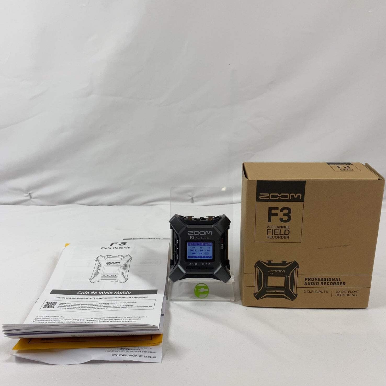 Zoom F3 2-Track Portable Field Recorder