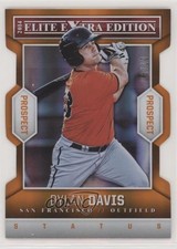 2014 Elite Extra Edition Prospects Status Orange Die-Cut 3/10 Dylan Davis fm0