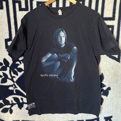 Vintage Keith Urban 2006 Tour T-Shirt Size Large Double Sided Band Tee 00s Anvil