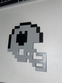 Raiders Tecmo Super Bowl NES custom Helmet 8 Bit