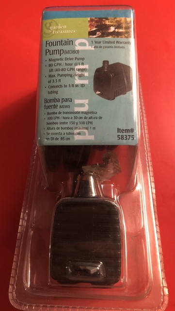 Water Fountain Pond Pump Model Md80 