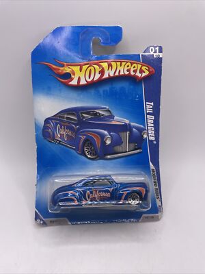 Hot Wheels Modified Rides '09 01/10 Tail Dragger 157/190 Blue Bent Card