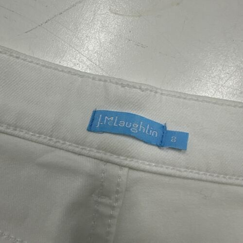 J.McLaughlin Womens White Jeans 8 (Actual: 34x25.5) Cotton blend great - Picture 8 of 17