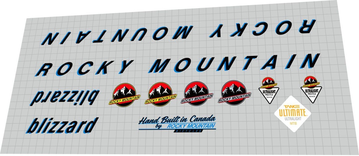 Bike Frame Rocky Mountain Bike Decals Buy Orange Bicycle Frame