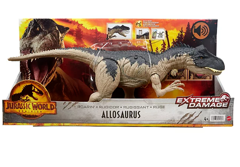 Jurassic World Dominion Extreme Damage Roarin' Allosaurus