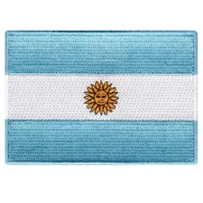 ARGENTINA FLAG PATCH BUENOS AIRES NATIONAL EMBLEM embroidered iron-on TRAVEL 