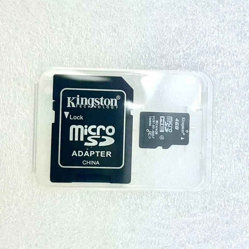 Kingston Micro SD 4GB 8GB 16GB SDHC Class 4 Memory Card Microsd TF +Adapter - Image 2 of 4