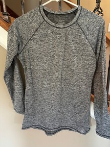 Womens Cuddl Duds Climate Right Long Sleeve Shirt Thermal S Grey