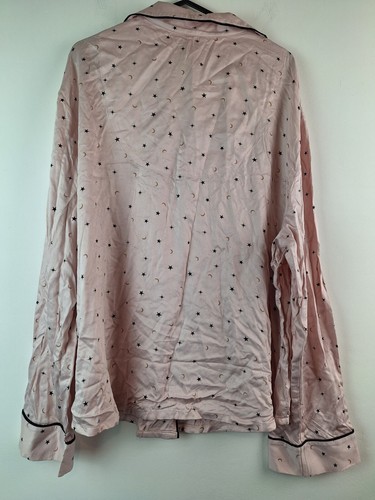 Marks Spencer Ladies Soft Pink Size 14 Pyjama Set Top Trousers New - Picture 7 of 14