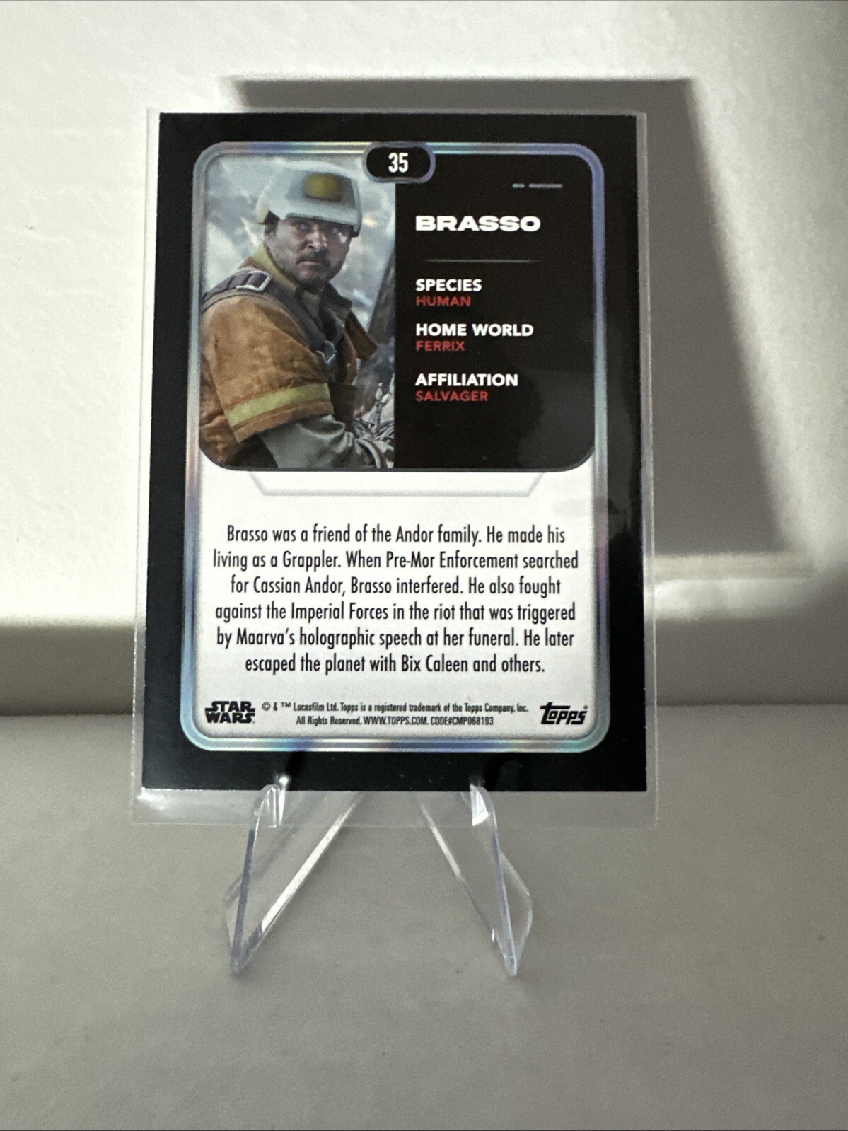 Brasso Base Card #35 Topps Star Wars Flagship Line 2023