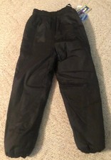 Swiss Alps Snow Ski Pant Size Youth 10 12 Black New With Tags 2885