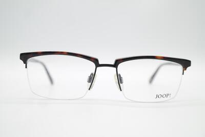 Vintage JOOP 83156 Brown Black Half-Rim Glasses Eyeglass Frame NOS