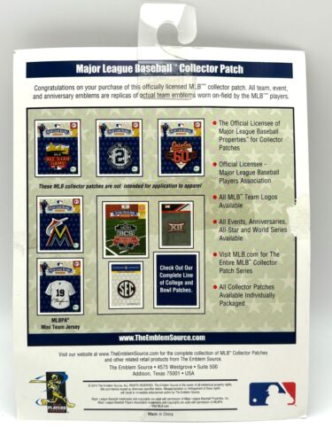 1997 MLB World Series Collector Patch Cleveland Indians vs Florida Marlins NEW - Picture 3 of 7