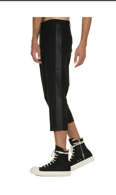 Genuine Luxury Italian made Rick Owens Wool Viscose Pants Boris Bidjan Miyake 