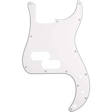 NEW 3-ply Pickguard for Standard Fender Precision/P Bass - WHITE