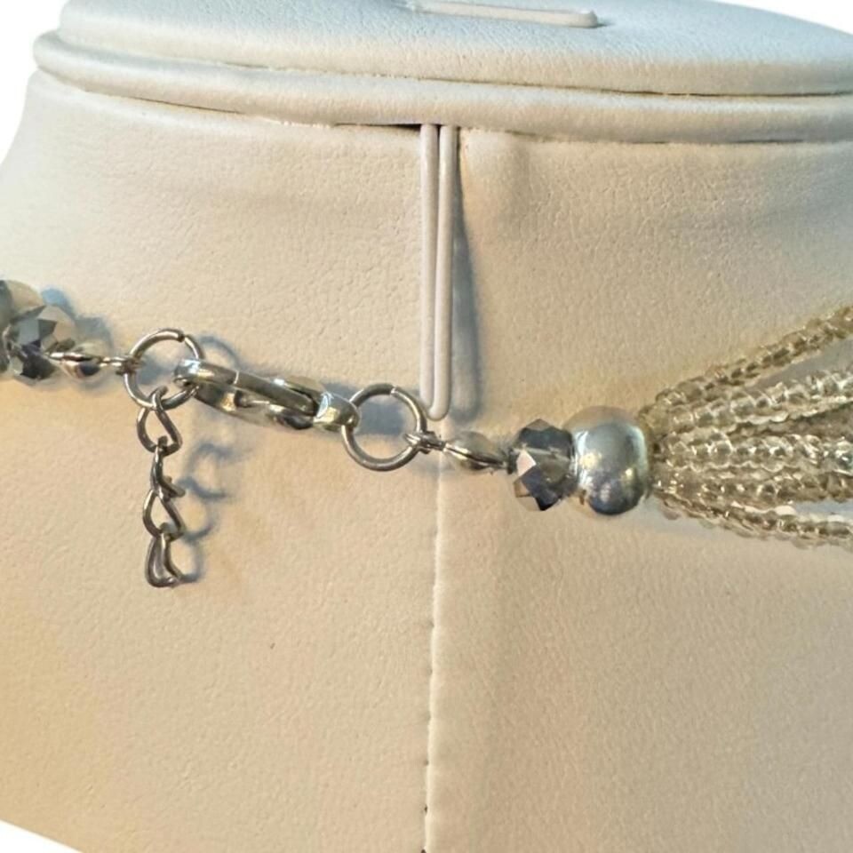 Beaded Necklace Multi Strand Statement Costume Ch… - image 6