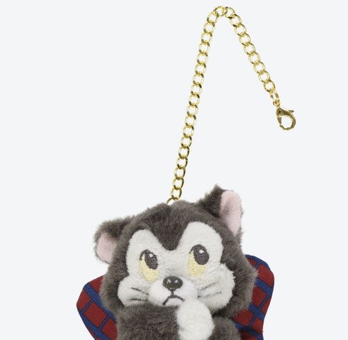 Tokyo Disney Resort Plush Pinocchio Jiminy Figaro Cat Plush Keychain Badge Toy - Picture 4 of 4