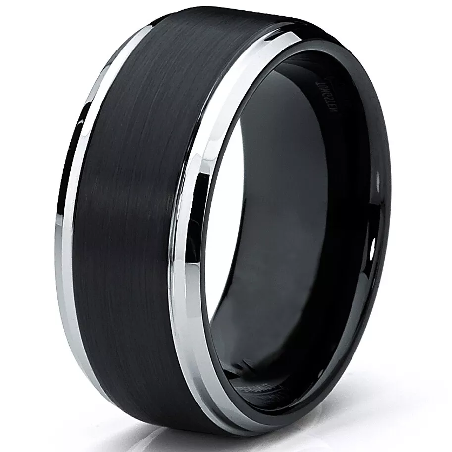 9mm tungsten wedding band deals
