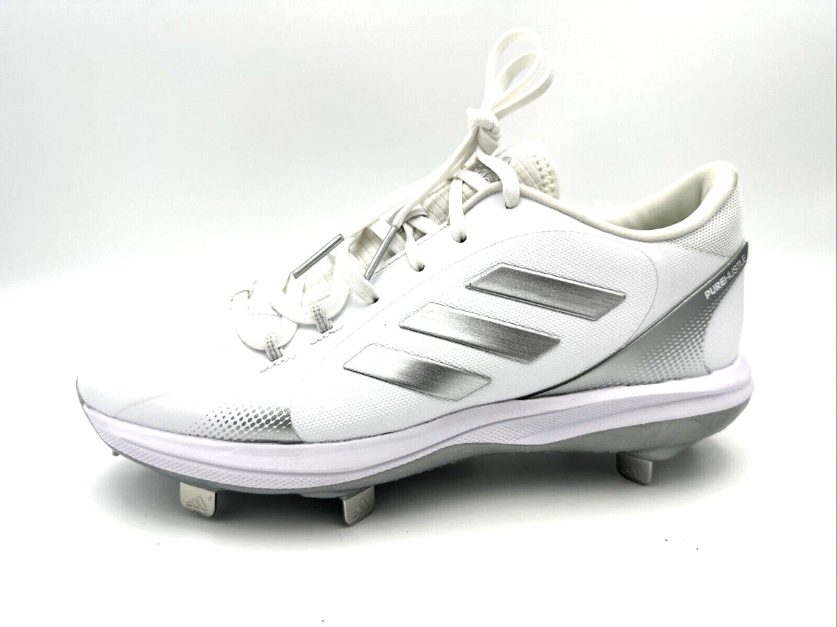 Adidas FY4387 Women\'s Purehustle 2 Softball Shoe White Size 9.5 Metal Spikes NEW Womens Adidas Purehustle 2.0 Softball | Mercari main image 2