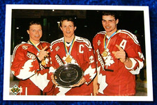 Canada's Captains * 1990-91 Upper Deck Hockey * Eric Lindros * Kris Draper *Rice