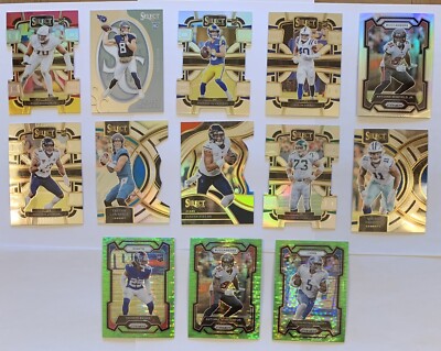2023 Panini Select Football Prizm NFL Lot of 13 cards Rookie NM