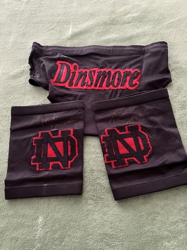 Baúles usados con anillo WWE/OVW/Nick Dinsmore Eugene autografiados negros/rojos - Imagen 2 de 5