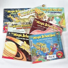 (7) Magic School Bus By Joanna Cole & Bruce Degen Scholastic kids picture books