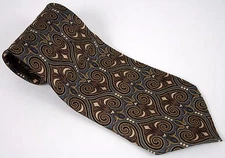Portico  Name Brand Multi-Color Mens Neck Tie