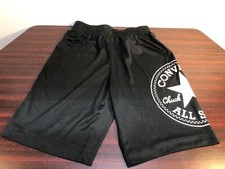 CONVERSE All Star Chuck Taylor Boys Teen Black basketball Athletic Shorts Size L