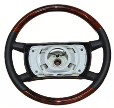 Lenkrad HOLZ Wurzelholz Leder für Mercedes W123 W126 R107  1981 - 1984