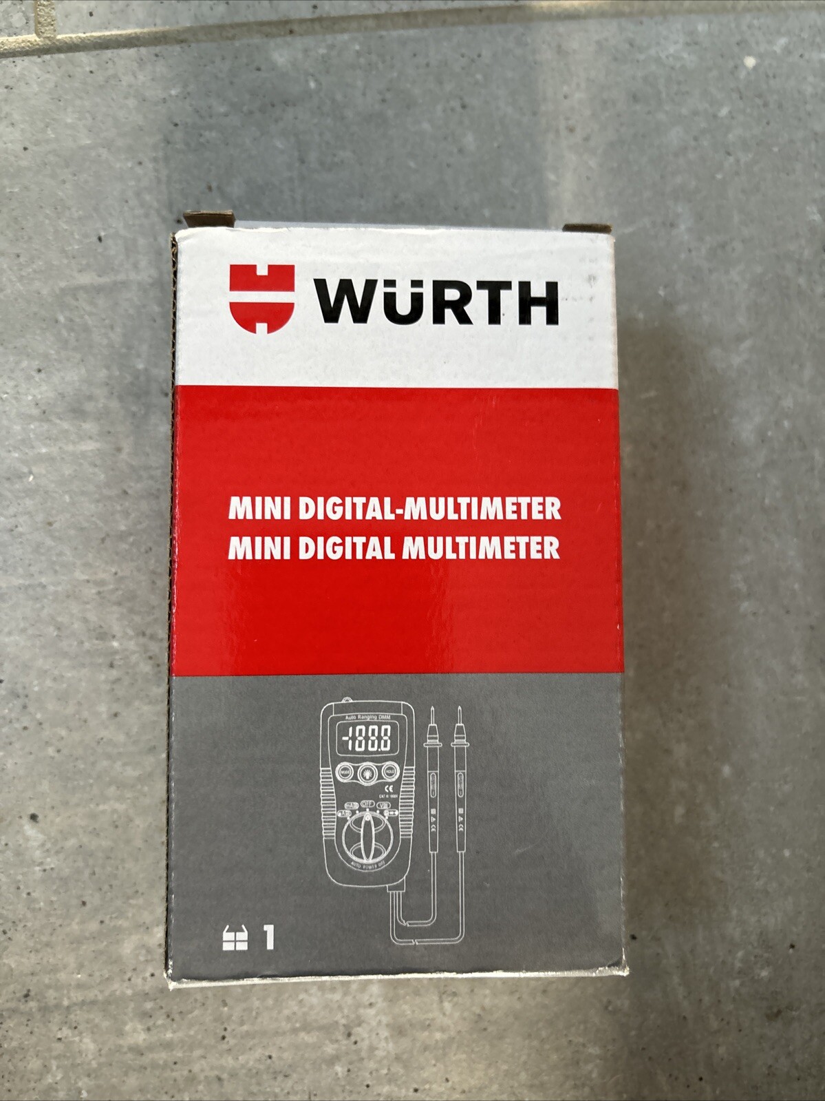 Multimetro Digitale Tester Professionale - WÜRTH 071553 390