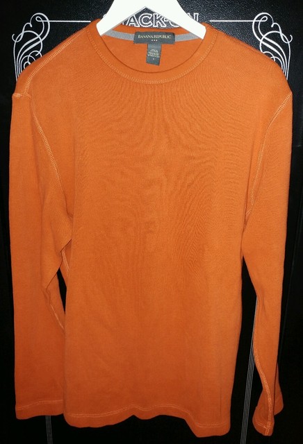 burnt orange sweater for men