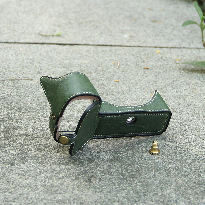 PU Leather Camera Bag Case Protect Cover Half Base for Nikon Z5 Z6 Z7 Z6II Z7II - Image 2 of 4