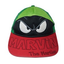 Marvin The Martian Looney Tunes Youth Strapback Hat Multi OS Adjustable Six Flag