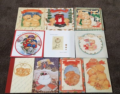 Biglietti Di Natale Hallmark.Lotto A 10 Biglietti Cartoline Auguri Natale Hallmark Ebay