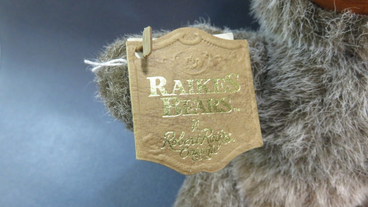 Robert Raikes Teddy Bears Original Carved Wood Face Paws Robert Raikes Teddy Bears Original Carved Wood Face Paws