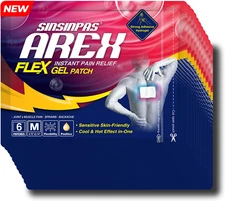 Arex Flex Pain Relieving Patch, 20 Pack(120 Patches), Strong Adhesion, Powerful