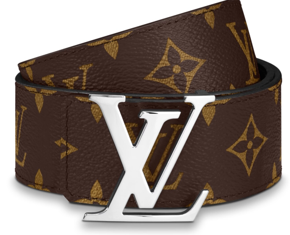 $605 New Louis Vuitton 40mm Reversible Monogram Belt size 90