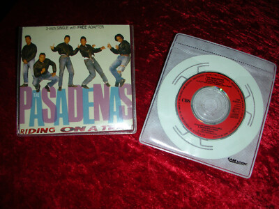 3'' mini CD - the PASADENAS - Riding on a Train ( sehr gut erh.) 1988 - 4 Tracks