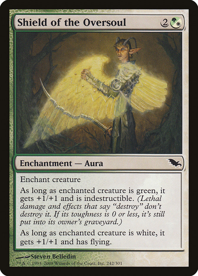 MTG Magic the Gathering Shield of the Oversoul (242/315) Shadowmoor LP