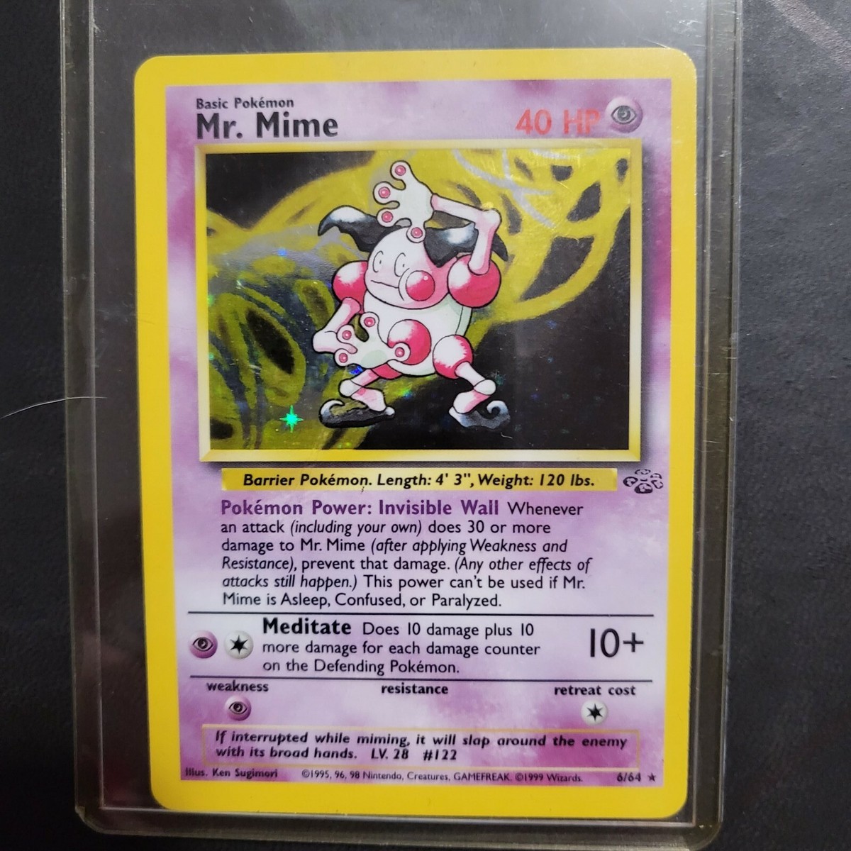ポケモン - Mr.Mime バリヤード 1ED 1st Edition 英語版 6/64 Mr Mime Pokemon Card 1st Edition Jungle Base Set Holo 6/64
